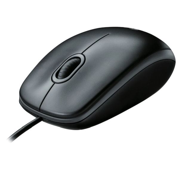 Logitech B100 Optical USB Mouse for Business schwarz