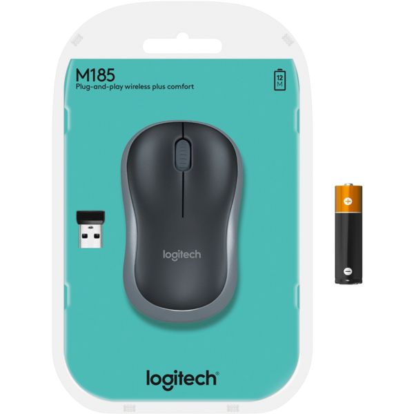 Logitech Wireless Mouse M185 blau