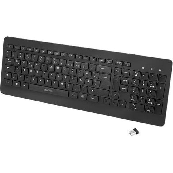 LogiLink kabellose Tastatur, 2,4 GHz
