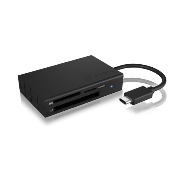 RaidSonic ICY BOX Adapter ext. Kartenleser USB TypeC - SD/microSD/CF