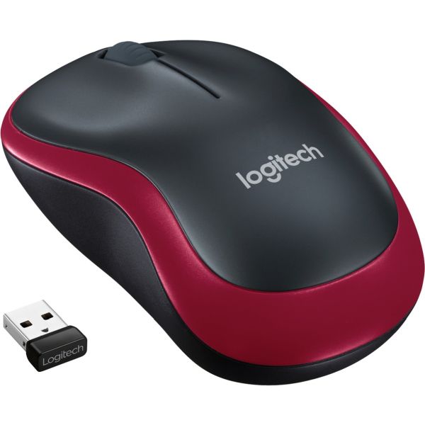 Logitech Wireless Mouse M185 rot