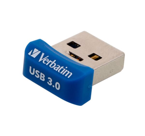 64 GB Verbatim Store `n` Stay NANO blau USB 3.0