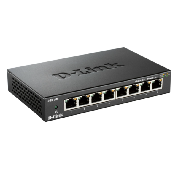 D-Link Switch 8G L2 managed 8x10/100/1000 managed DGS-108GL/E