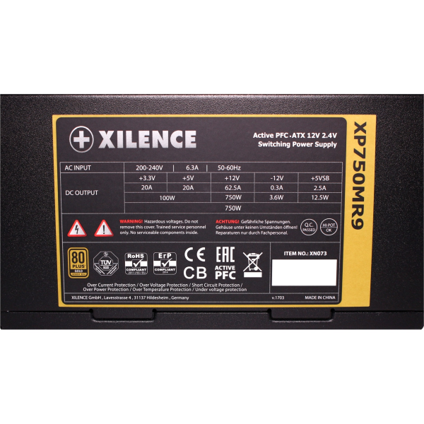 750W Xilence Performance X ATX 2.4 80+ GOLD semi-Modular