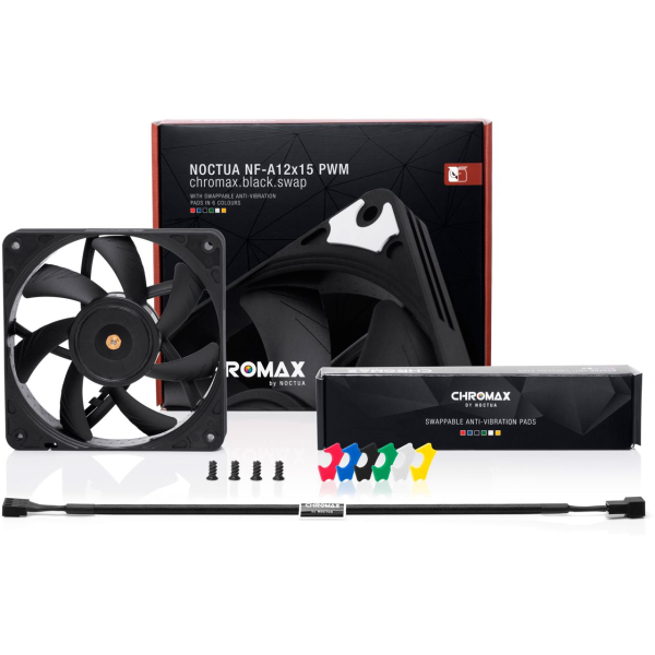 Noctua NF-A12x15 PWM chromax.black.swap 120mm