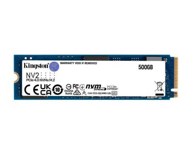 500GB Kingston NV2 M.2 2280 PCIe 4.0 NVMe