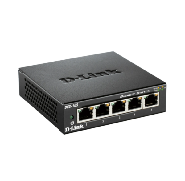 D-Link DGS-105 5x 10/100/1000 Mbit Desktop Switch