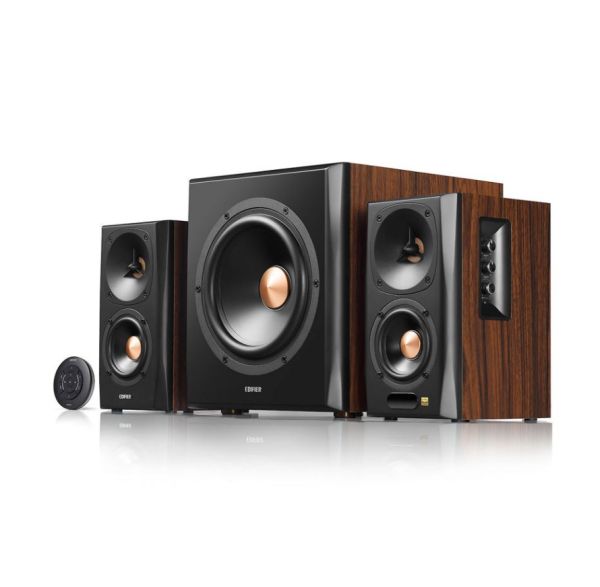 Edifier Aktivboxen S360DB 2.1 holz Bluetooth