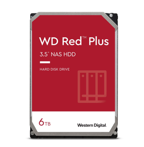 6000GB WD Red Plus WD60EFZX 128MB 3.5" (8.9cm) SATA 6Gb/s