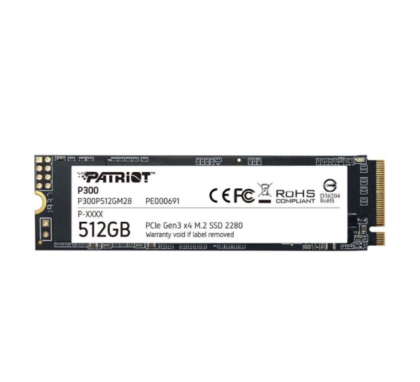 512GB Patriot P300 M.2 2280 PCIe 3.0 x4 3D-NAND TLC (P300P512GM28)