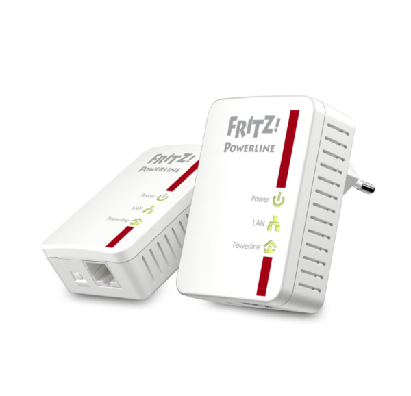 AVM FRITZ!Powerline 510E Set 500 MBit/s 1x LAN 10/100 2er Pack weiss