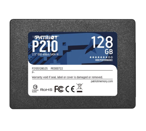 128GB Patriot 2.5" (6.4cm) SATA 3D-NAND TLC (P210S128G25)