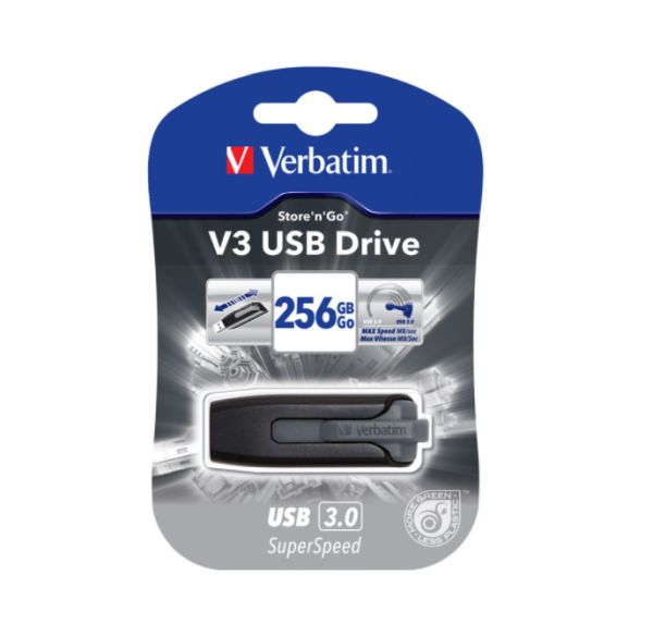 256 GB Verbatim Store `n` Go V3 schwarz USB 3.0