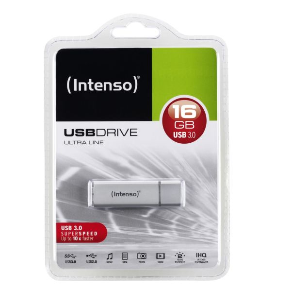 16 GB Intenso Ultra Line silber USB 3.0