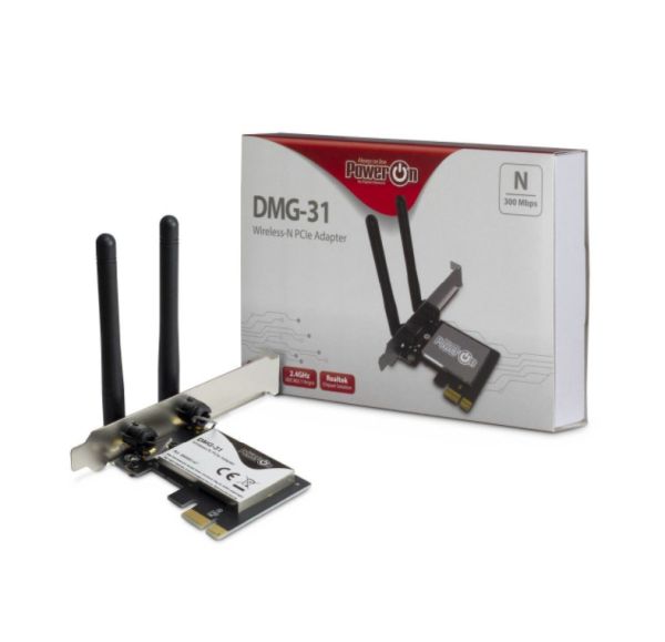 Inter-Tech PowerOn DMG-31 WiFi PCIe Adapter