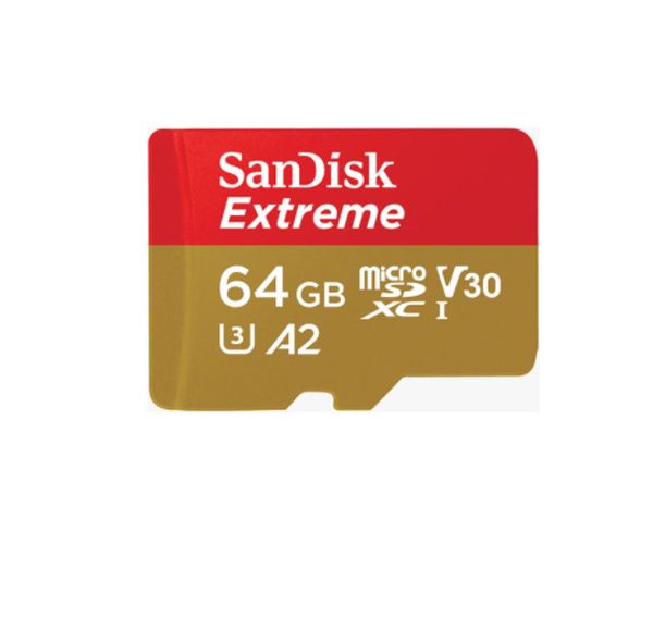 32GB SanDisk Extreme R100 microSDHC Kit, UHS-I U3, A1, Class 10