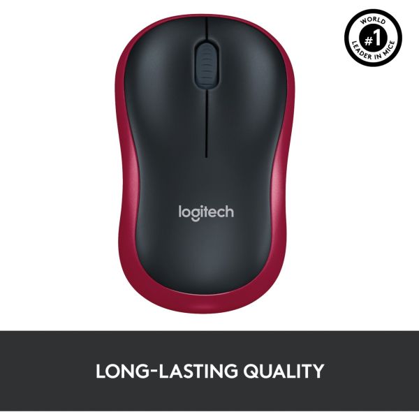 Logitech Wireless Mouse M185 rot Logitech Wireless Mouse M185 rot
