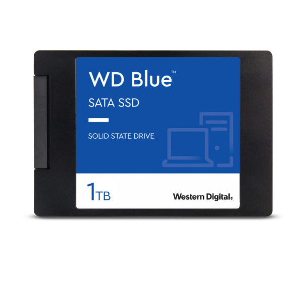 1000GB WD Blue 2.5" (6.4cm) SATA 6Gb/s 3D-NAND TLC (WDS100T2B0A)