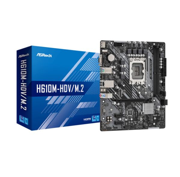 Asrock H610M-HDV/M.2 S1700 mATX Intel H610 2xDDR4 retail