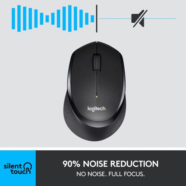 Logitech M330 Silent Plus schwarz