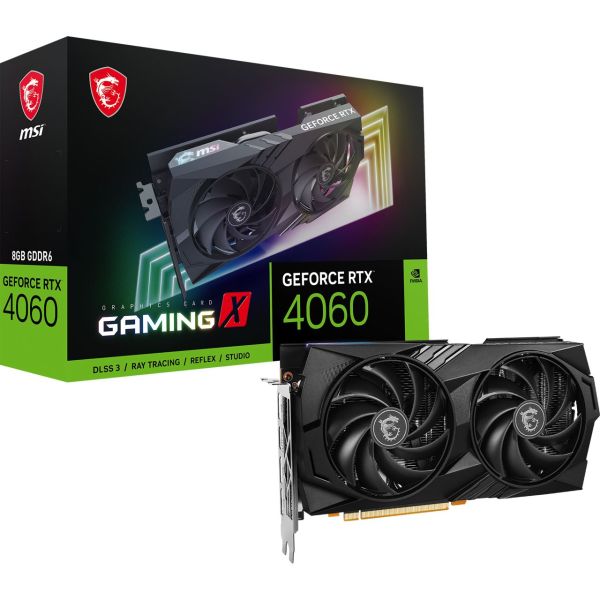 8GB MSI GeForce RTX 4060 Gaming X Aktiv PCIe 4.0 x16