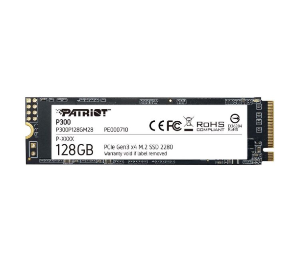 128GB Patriot P300 M.2 PCIe 3.1a x4 3D-NAND TLC (P300P128GM28)