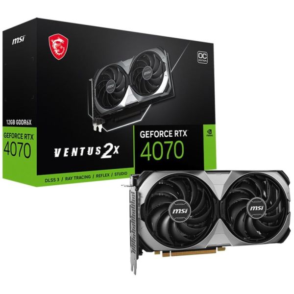 12GB MSI Geforce RTX 4070 VENTUS OC Aktiv PCIe 4.0 x16