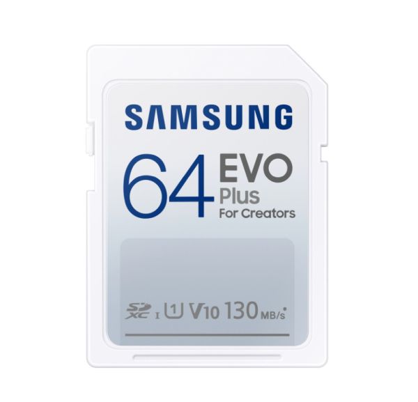 64GB Samsung EVO Plus MicroSDXC 130MBs  inkl Adapter
