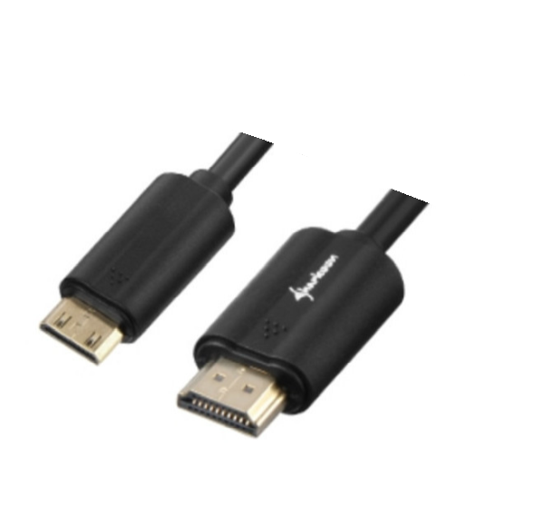 Sharkoon Adapterkabel HDMI Stecker - mini HDMI Stecker, 1m