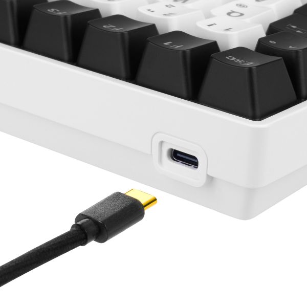 Sharkoon SKILLER SGK50 S3 weiß, DE-Layout Gateron Brown