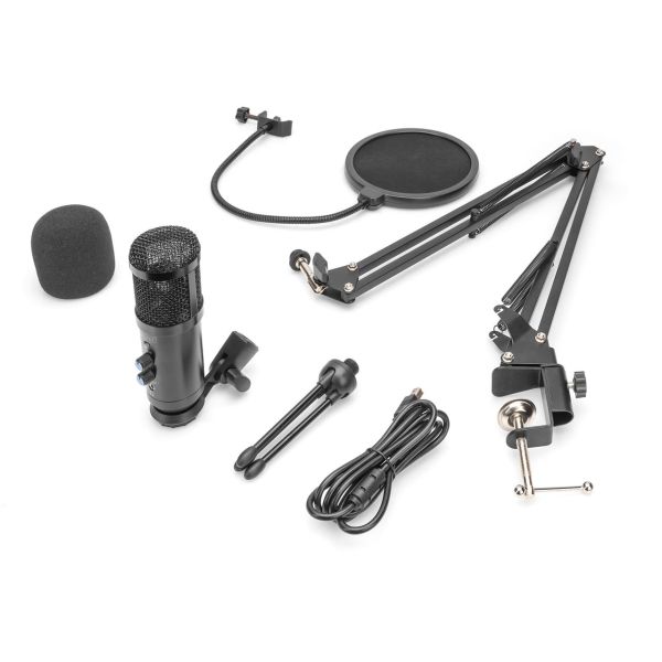 Digitus Mikrofon USB inkl. Scherenarm 1,5m schwarz