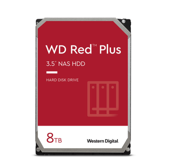 8000GB WD Red Plus WD80EFBX 256MB 3.5" (8.9cm) SATA 6Gb/s