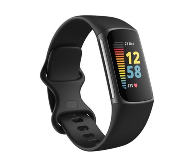 Fitbit Charge 5 OLED Wristband Activity Tracker black/graphite