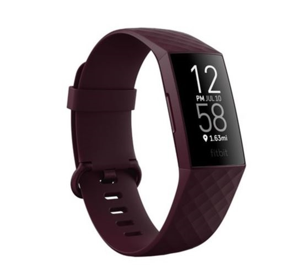 Fitbit Charge 4 OLED Wristband Activity Tracker rosewood