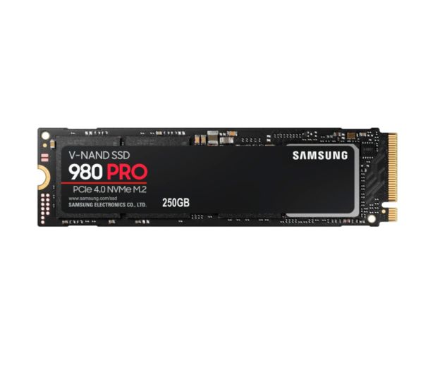 250GB Samsung SSD 980 Pro M.2 PCIe 4.0 3D-NAND TLC