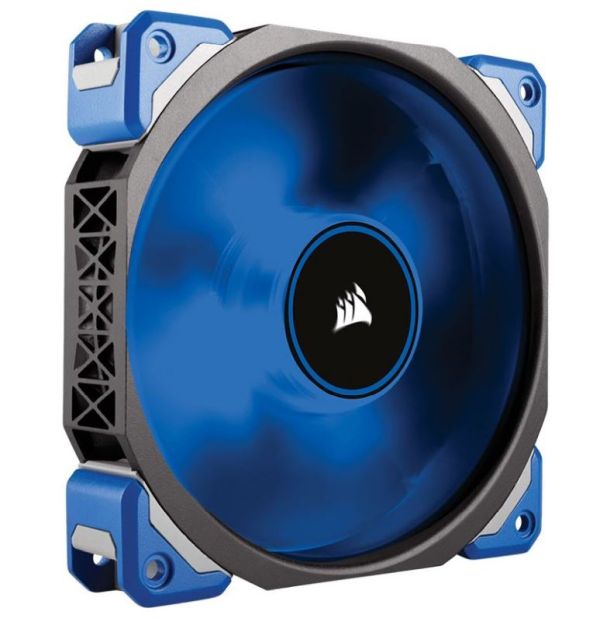 Corsair ML120 Pro blaue LED 120x120x25mm 400-2000 U/min 16-37dB(A) schwarz/blau