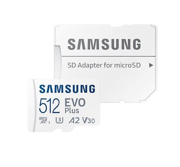 512GB Samsung EVO Plus MicroSDXC 130MBs inkl Adapter