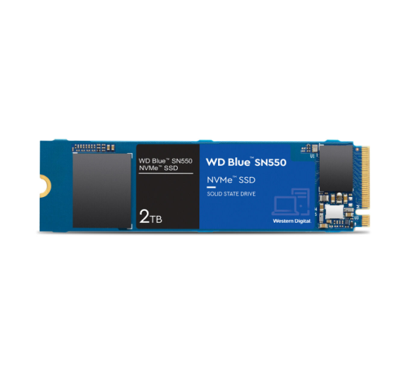 2000GB WD Blue SN550 NVMe M.2 PCIe 3.0 x4 3D-NAND TLC (WDS200T2B0C)