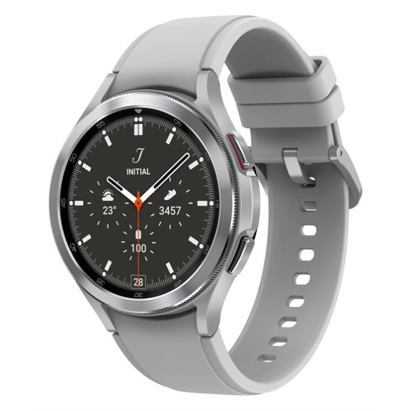 Samsung Galaxy Watch4 Classic Smartwatch stainless steel 46mm 4G silver