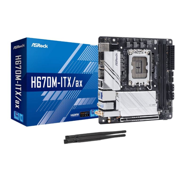ASRock H670M-ITX/AX DDR4 Intel S1700