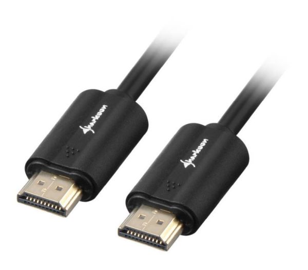 Sharkoon HDMI-Kabel, 1 Meter, schwarz